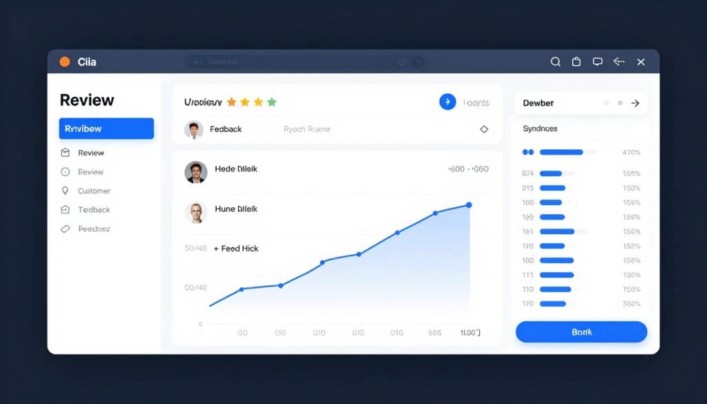 IBPNEXUS admin dashboard showing feedback tracking and analytics