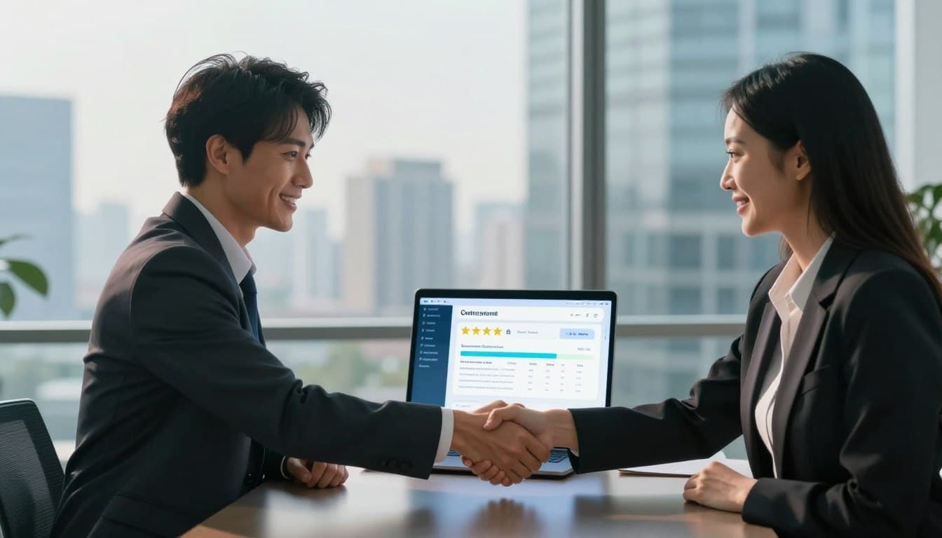You are currently viewing The Digital Handshake: Why a 5-Star Reputation Is Your Business’s Most Valuable Asset