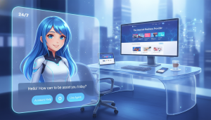 AI chatbot for business website