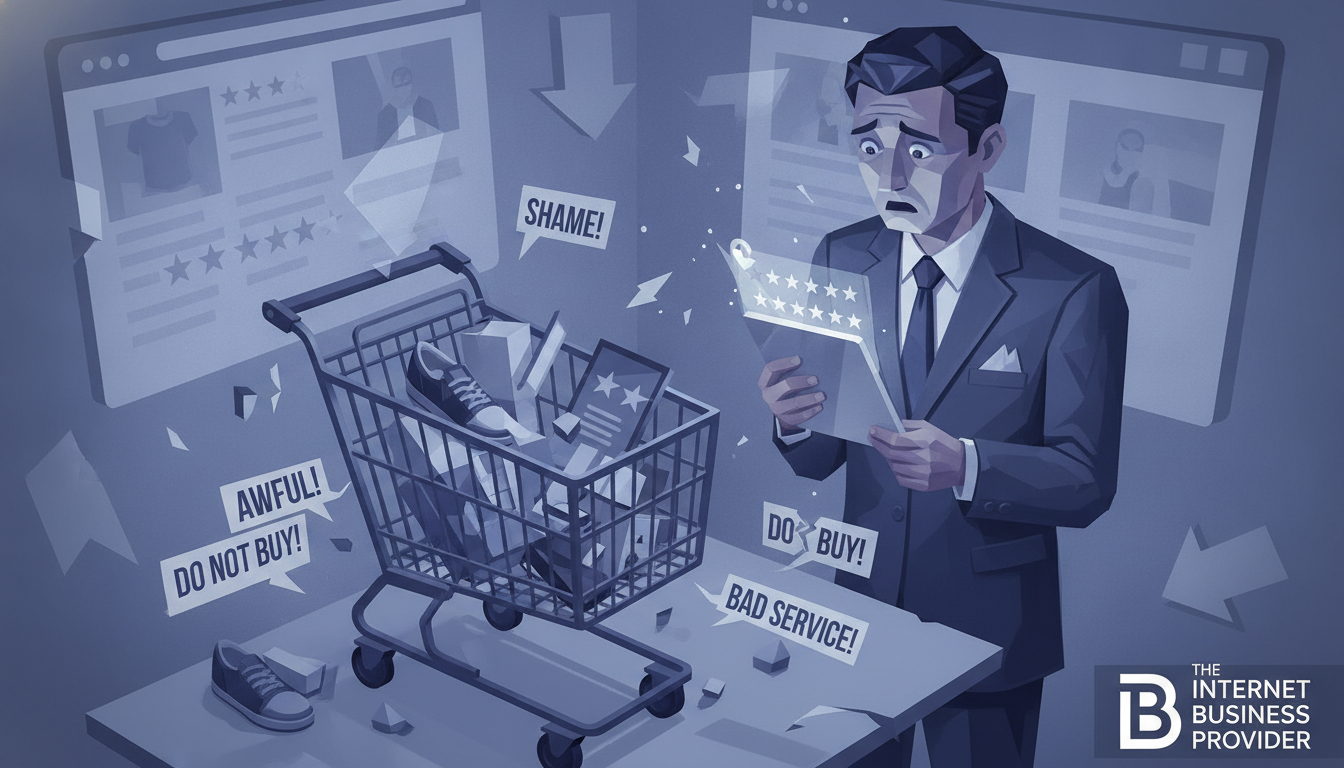 Impact of bad reviews on cart abandonment