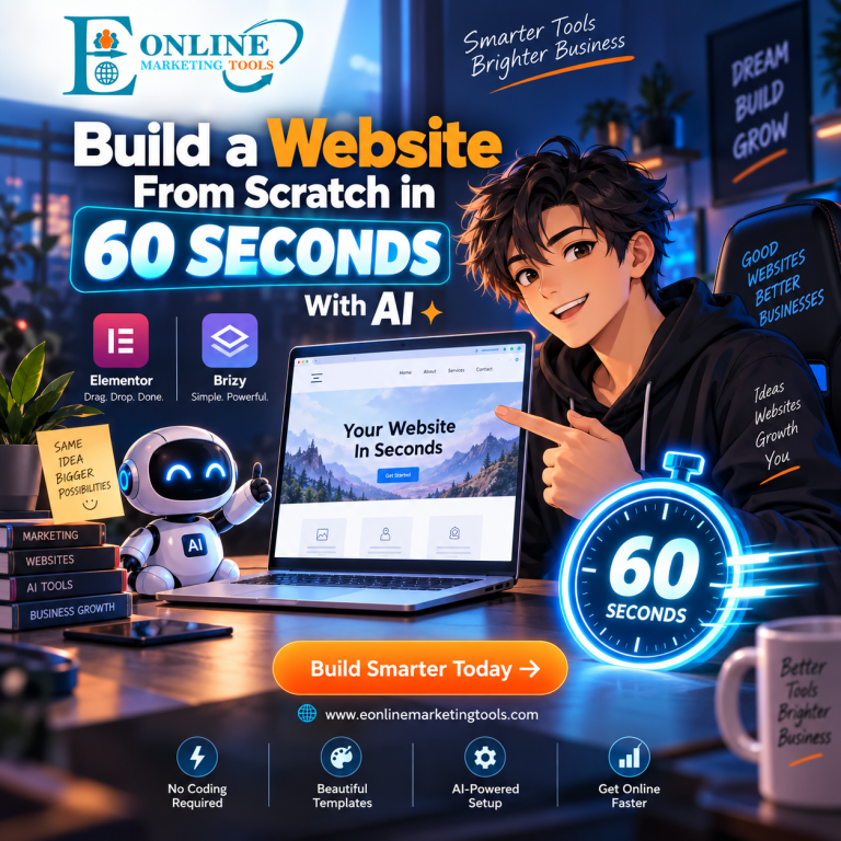 🚀 Build a Website From Scratch in Just 60 Seconds With AI!