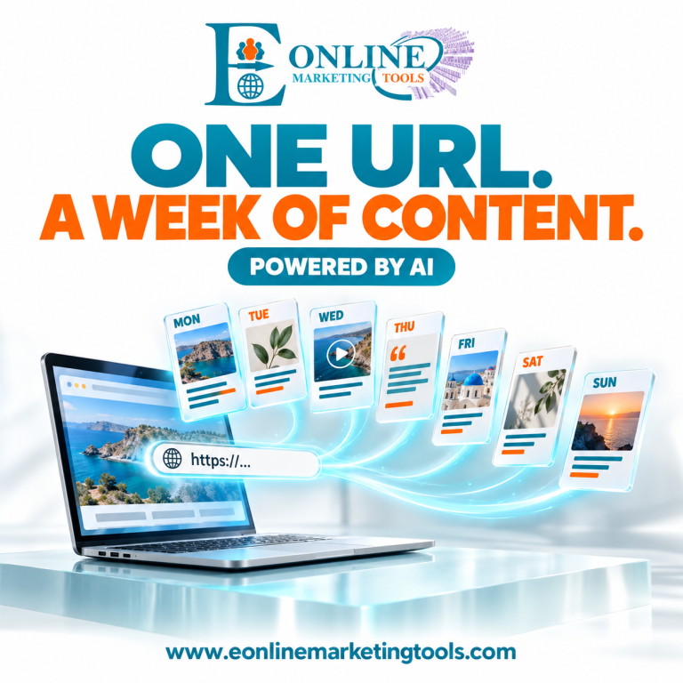 🔗 One URL. A week of content. More time for your business.